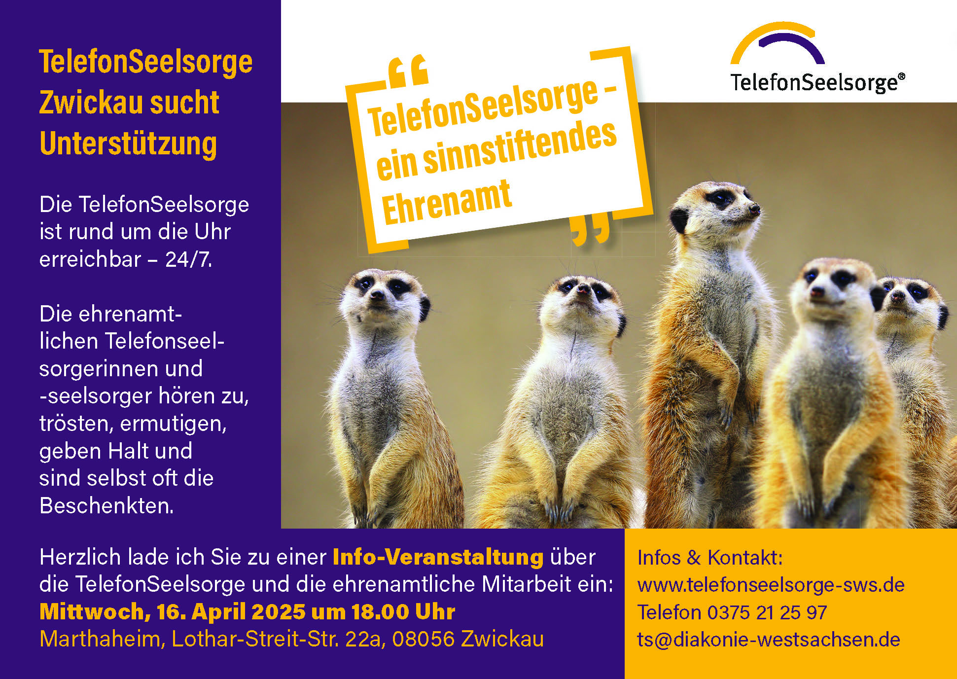 Anzeige TelefonSeelsorge