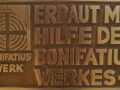 016 St. Franziskus Planitz   Schild Bonifatiuswerk